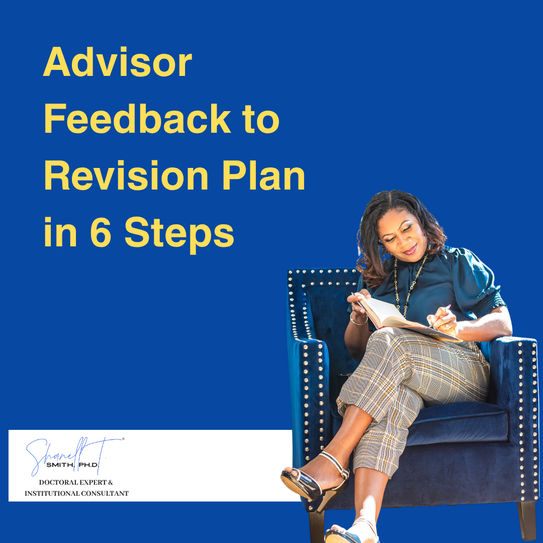 Advisor Feedback to Revision Plan in 6 Steps